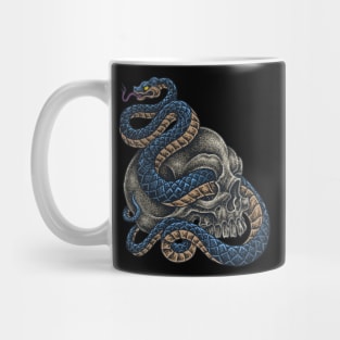 Mamba Snake On Sugar Skull Mug